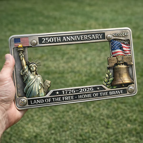 🔥LAST DAY 49% OFF - 🇺🇸 250th Anniversary Commemorative License Plate Frame🗽