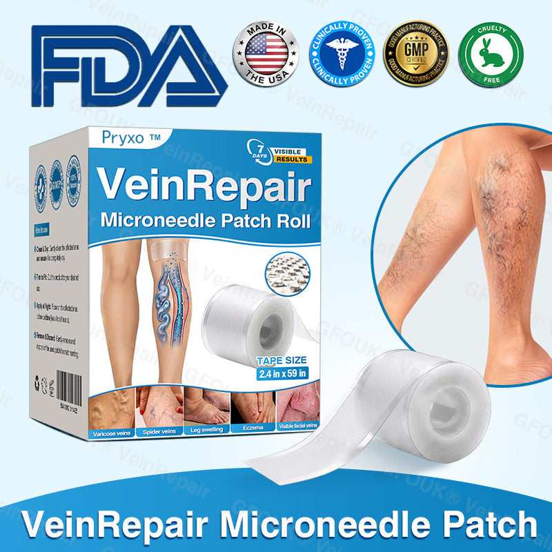 🇺🇸🏆✅️🏃Pryxo™ VeinRepair Microneedle Patch Roll⚡Instant Relief, Long-Term Results