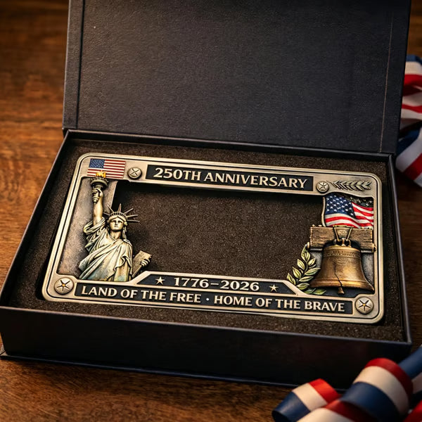 🔥LAST DAY 49% OFF - 🇺🇸 250th Anniversary Commemorative License Plate Frame🗽