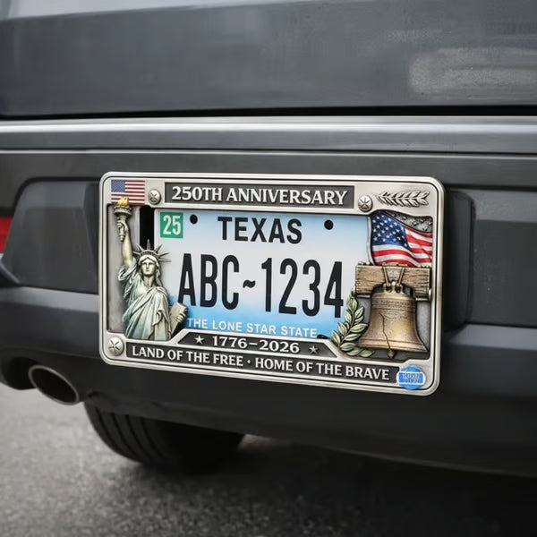 🔥LAST DAY 49% OFF - 🇺🇸 250th Anniversary Commemorative License Plate Frame🗽