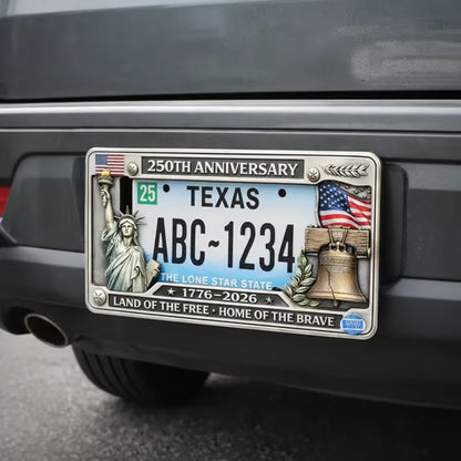 🔥LAST DAY 49% OFF - 🇺🇸 250th Anniversary Commemorative License Plate Frame🗽