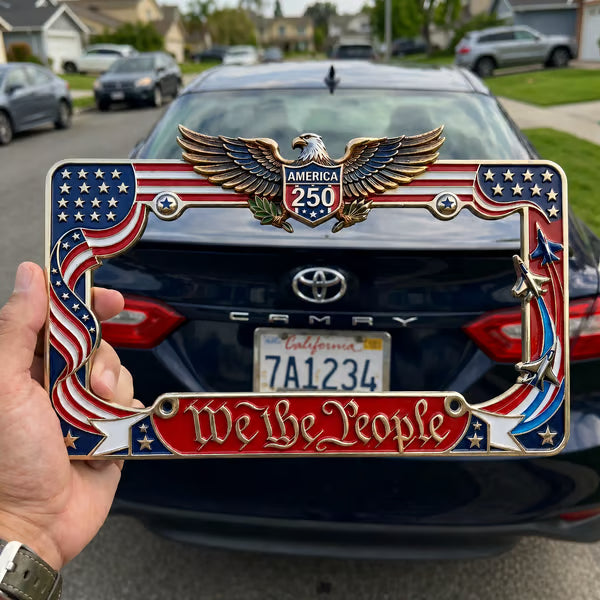 🔥LAST DAY 49% OFF - 🇺🇸 250th Anniversary Commemorative License Plate Frame🗽