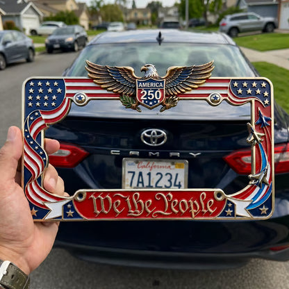 🔥LAST DAY 49% OFF - 🇺🇸 250th Anniversary Commemorative License Plate Frame🗽