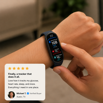 🎉 80% OFF Launch Offer🔥Pryxo™ M9 Non-Invasive Smart Band