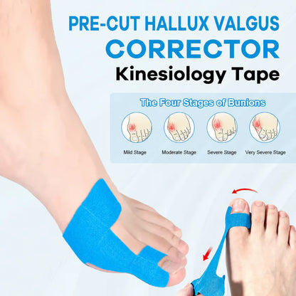 🔥LAST DAY 50% OFF - 👣Pre-cut Hallux Valgus Corrector Kinesiology Tape -Bestseller