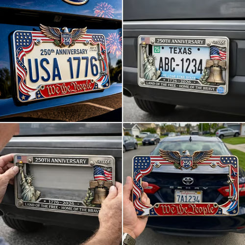🔥LAST DAY 49% OFF - 🇺🇸 250th Anniversary Commemorative License Plate Frame🗽