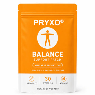 PRYXO patch on skin — daily wear