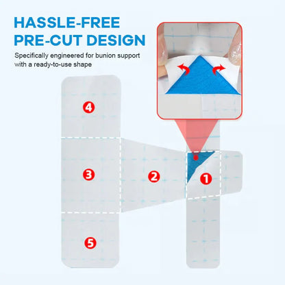 🔥LAST DAY 50% OFF - 👣Pre-cut Hallux Valgus Corrector Kinesiology Tape -Bestseller