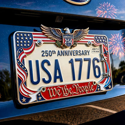 🔥LAST DAY 49% OFF - 🇺🇸 250th Anniversary Commemorative License Plate Frame🗽