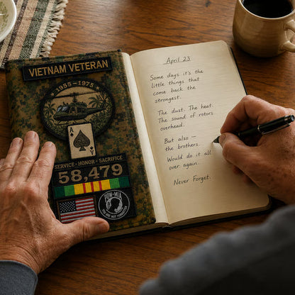 🔥LAST DAY 50% OFF - 🎖️Vietnam Veteran Tactical Journal Notebook